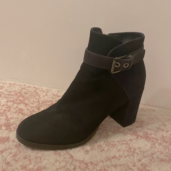 Aquatalia Suede Two Tone Booties - Picture 5 of 8